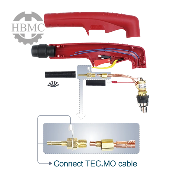 TORCH HEAD HANDLE KIT + ACCESSORIES (WITH NO CONNECTOR CABLE)
