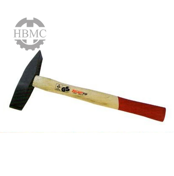 British type chipping hammer with bleached handle