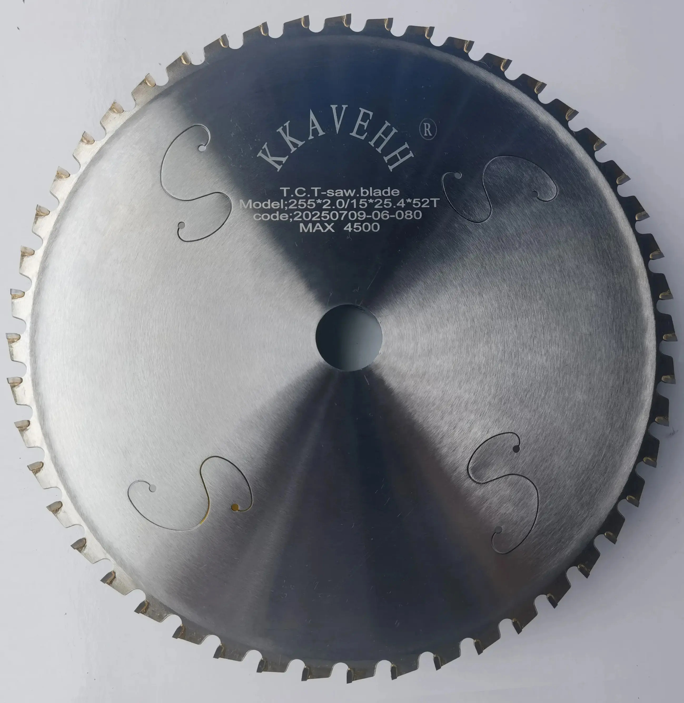 TCT255*2.0/1.5*25.4*52T