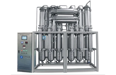Multi effect tubular distilled water machine